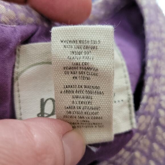 Peek short sleeve purple top M/6-7 - Picture 4 of 4